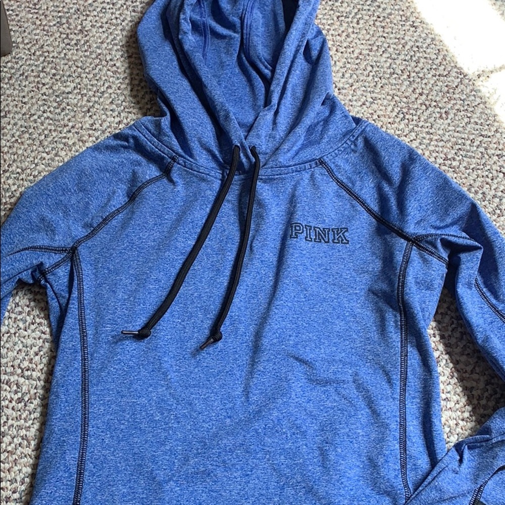 PINK VS blue workout hoodie